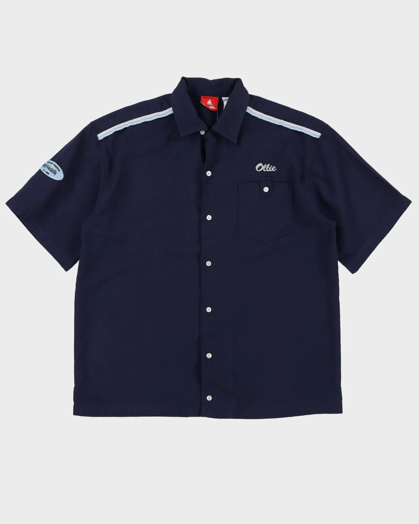 00s Airwalk Navy Work Shirt - L