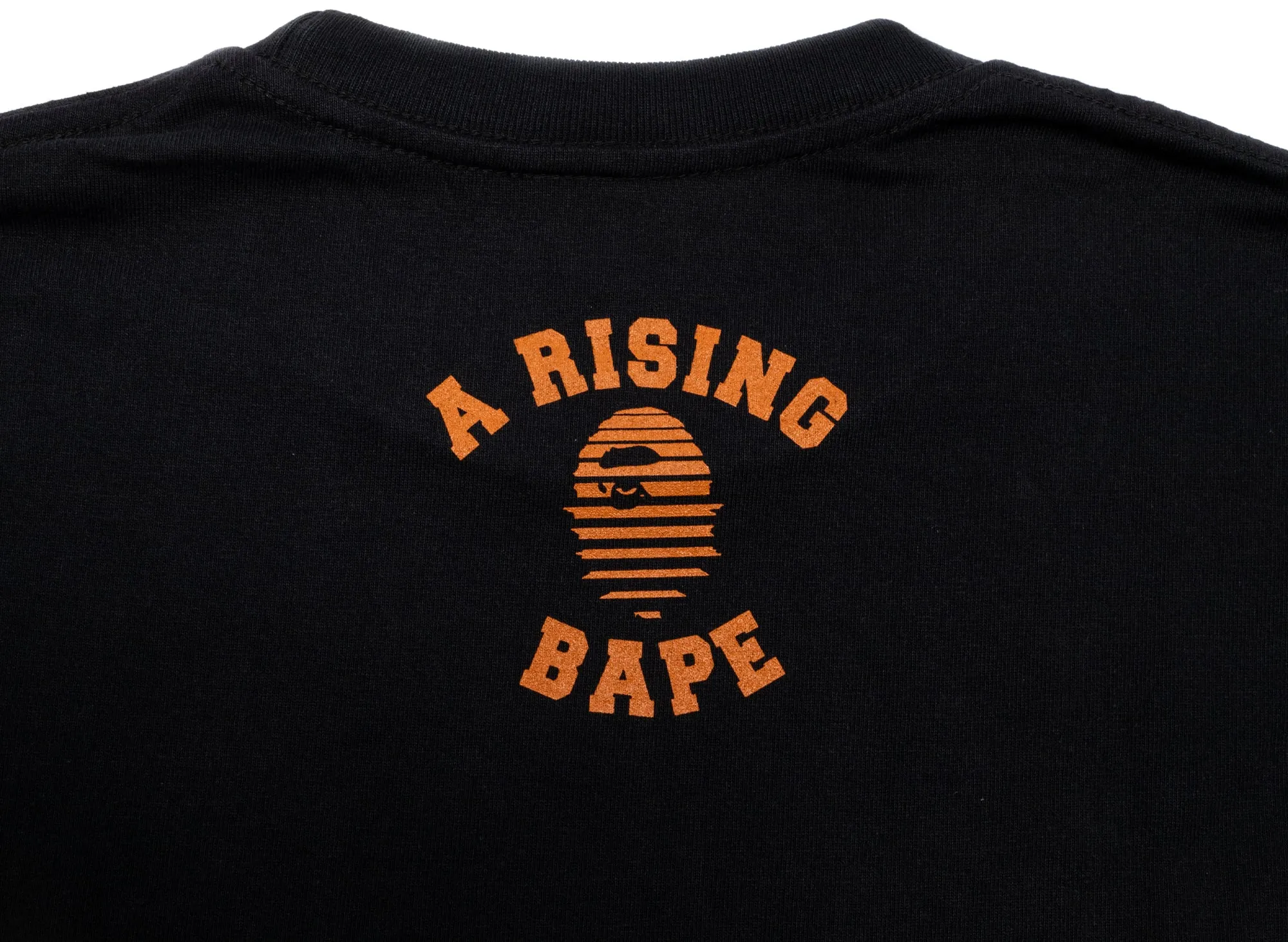 A Bathing Ape Asia Camo Big Ape Head Tee in Black xld