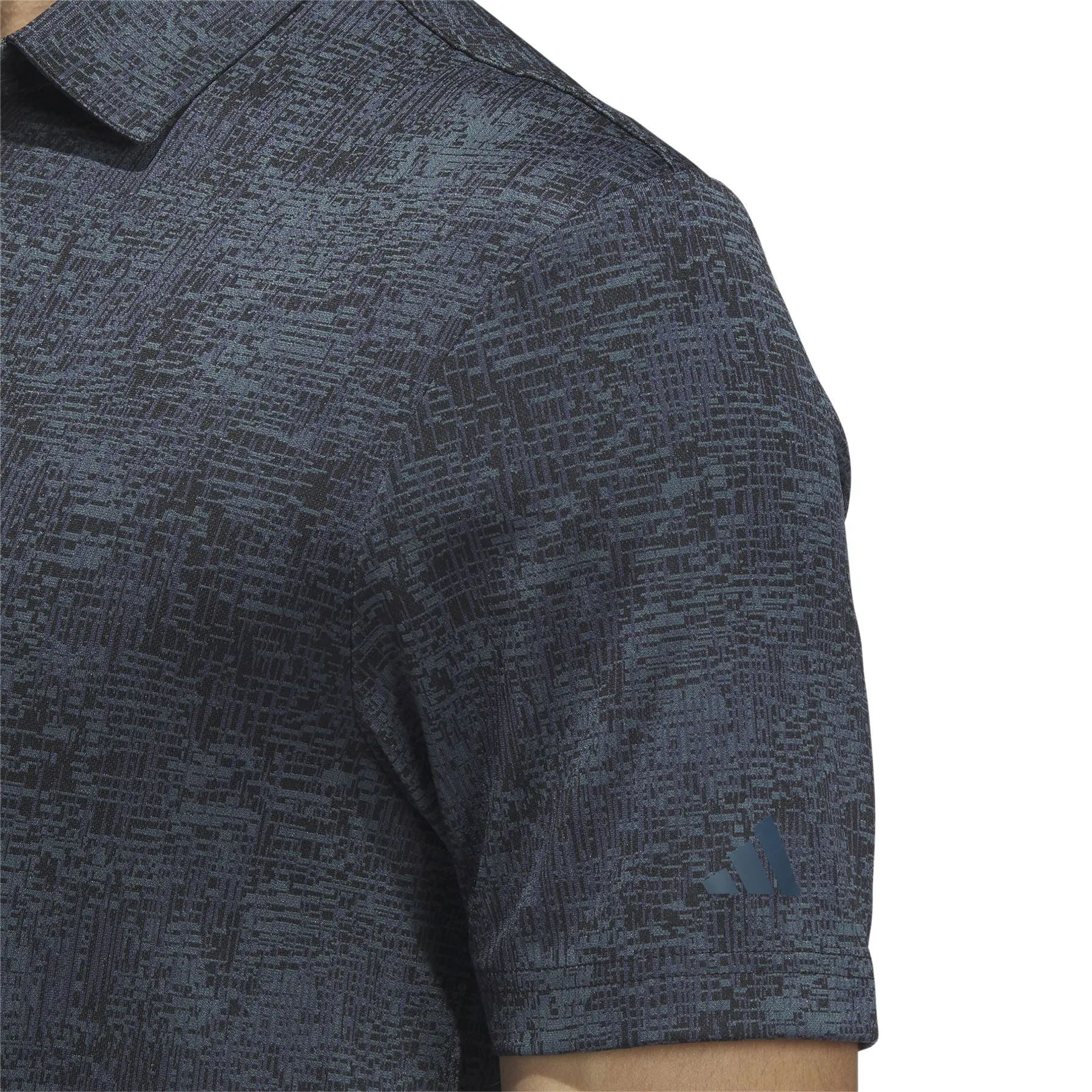 Aerial Jacquard Polo Arctic Night - AW23