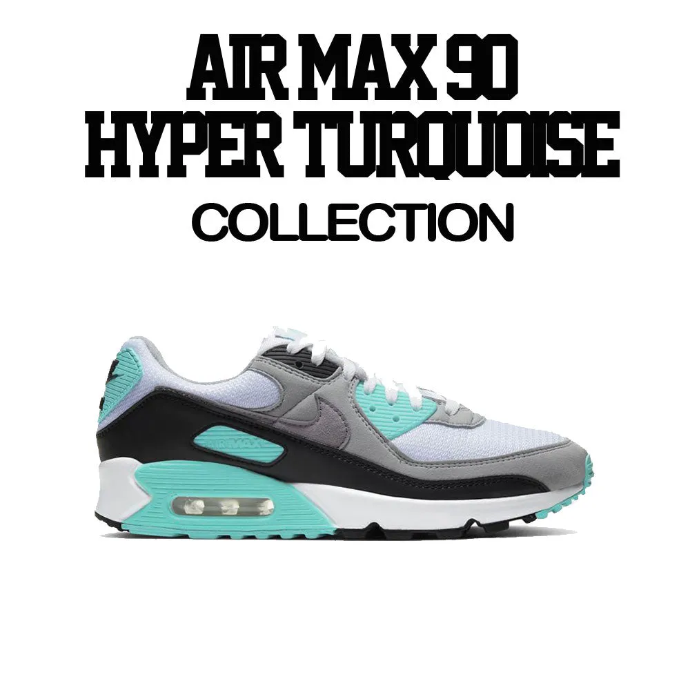 Air Max 90 Hyper Turquoise Cheers Bear Shirt