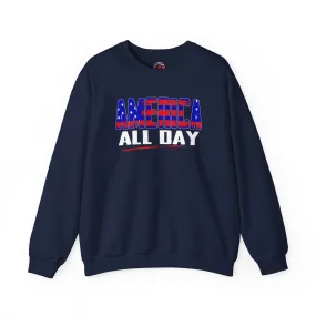 America All Day Crewneck Sweatshirt