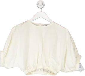 & Other Stories Cream Crop Top UK XS