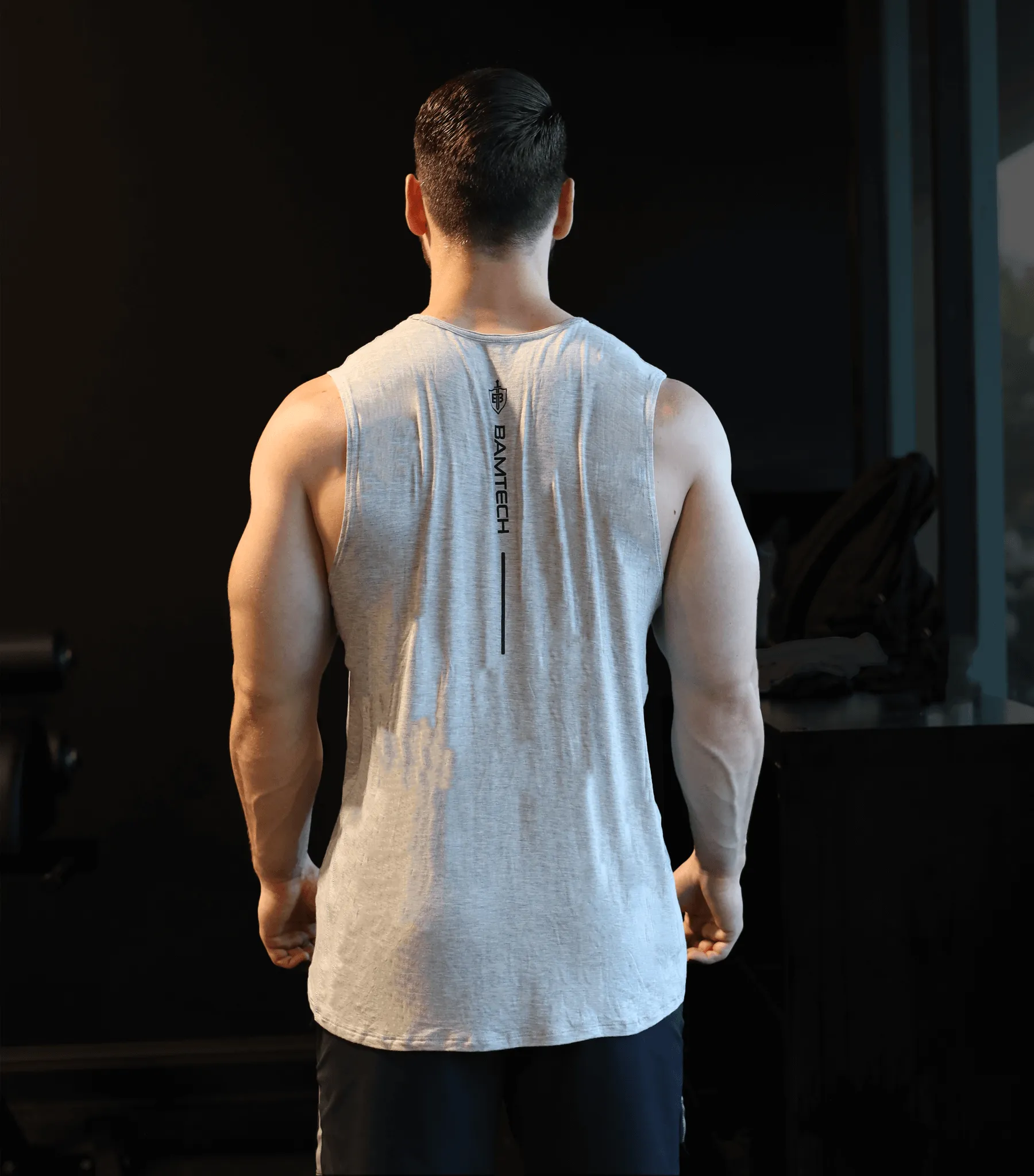 Bamboo Aerotech Tank - Training Div. Heather Grey