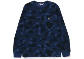 BAPE COLOR CAMO THERMAL LONG SLEEVE NAVY