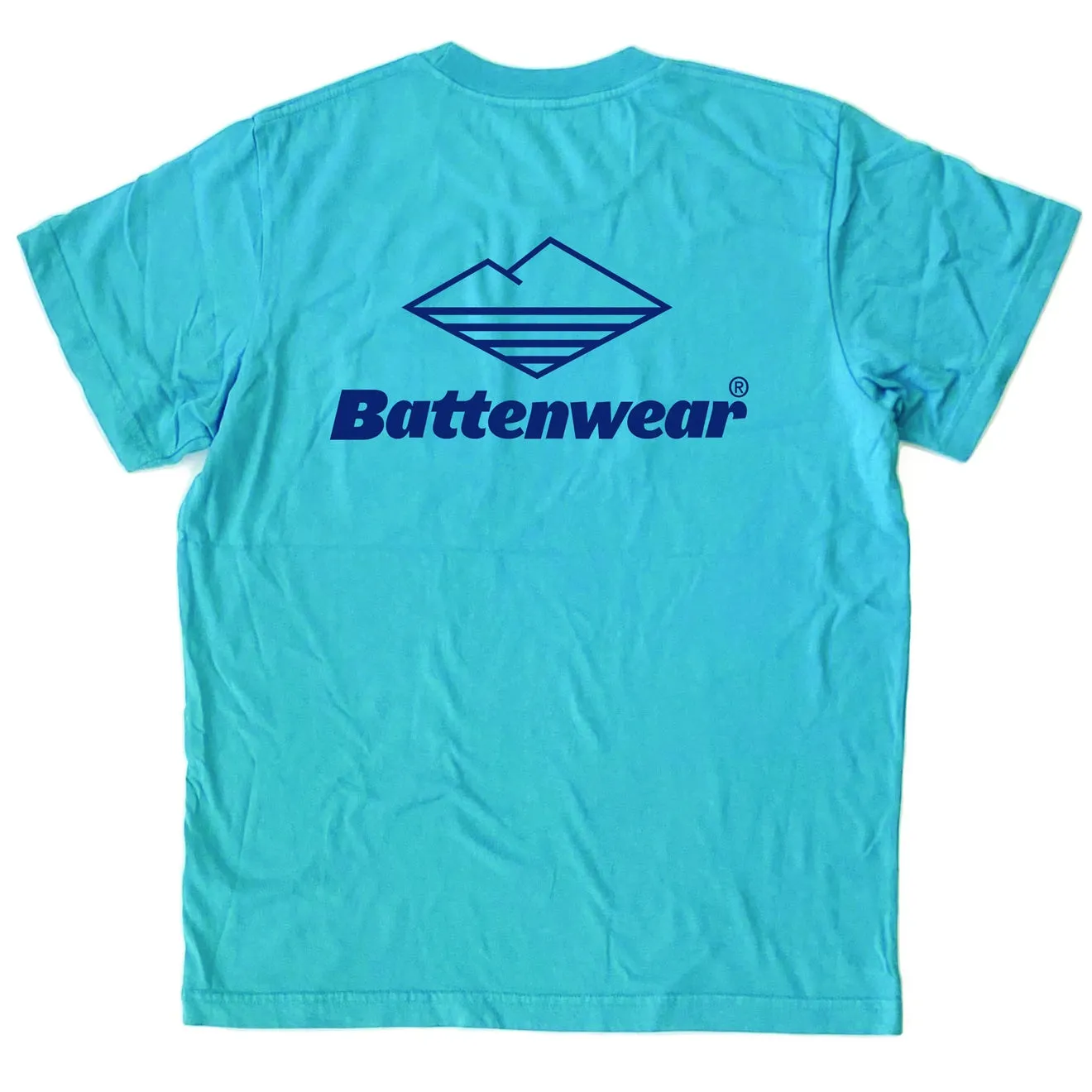 Battenwear Team S/S Pocket Tee Aqua