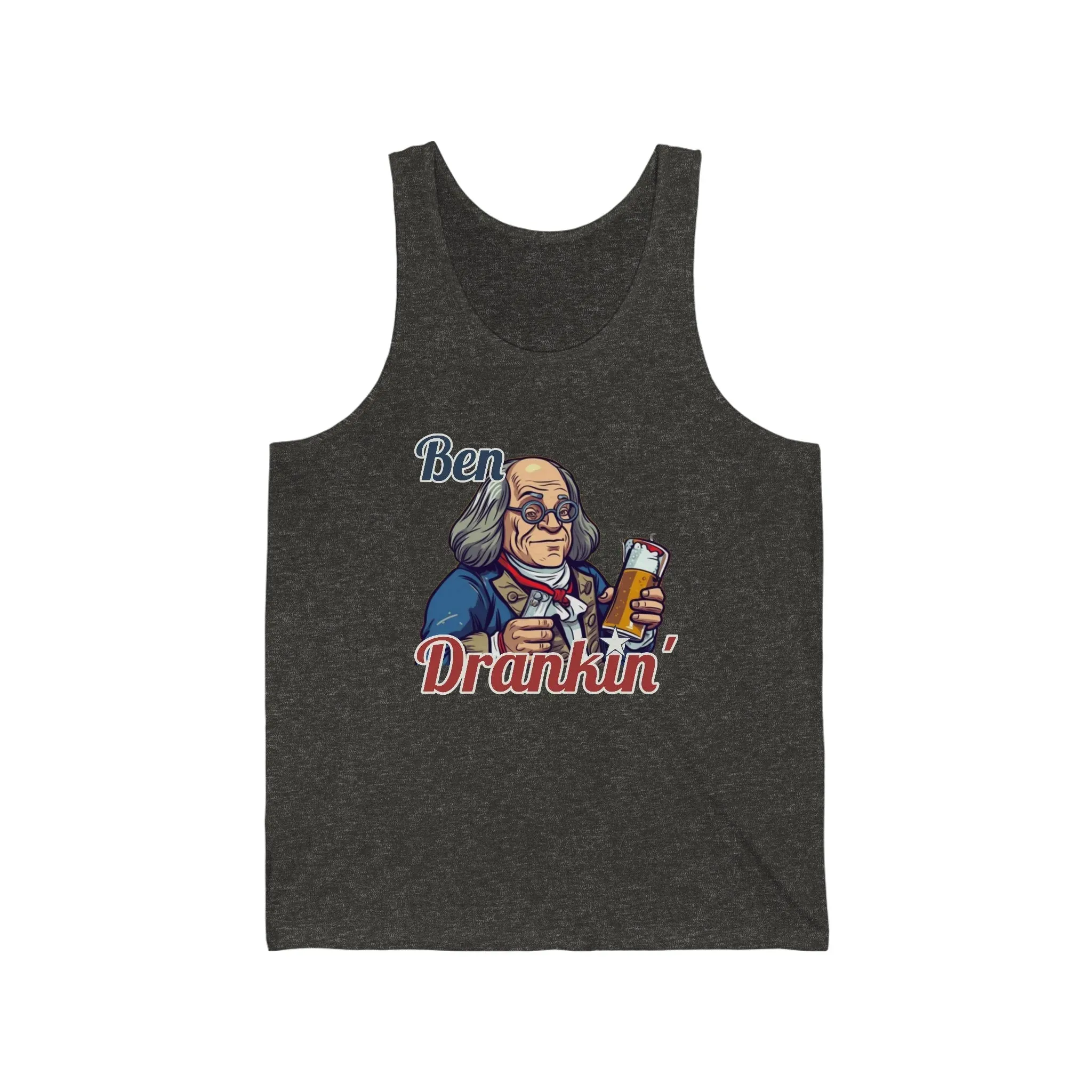 Ben Franklin? More Like Ben Drankin'! Unisex Tank Top