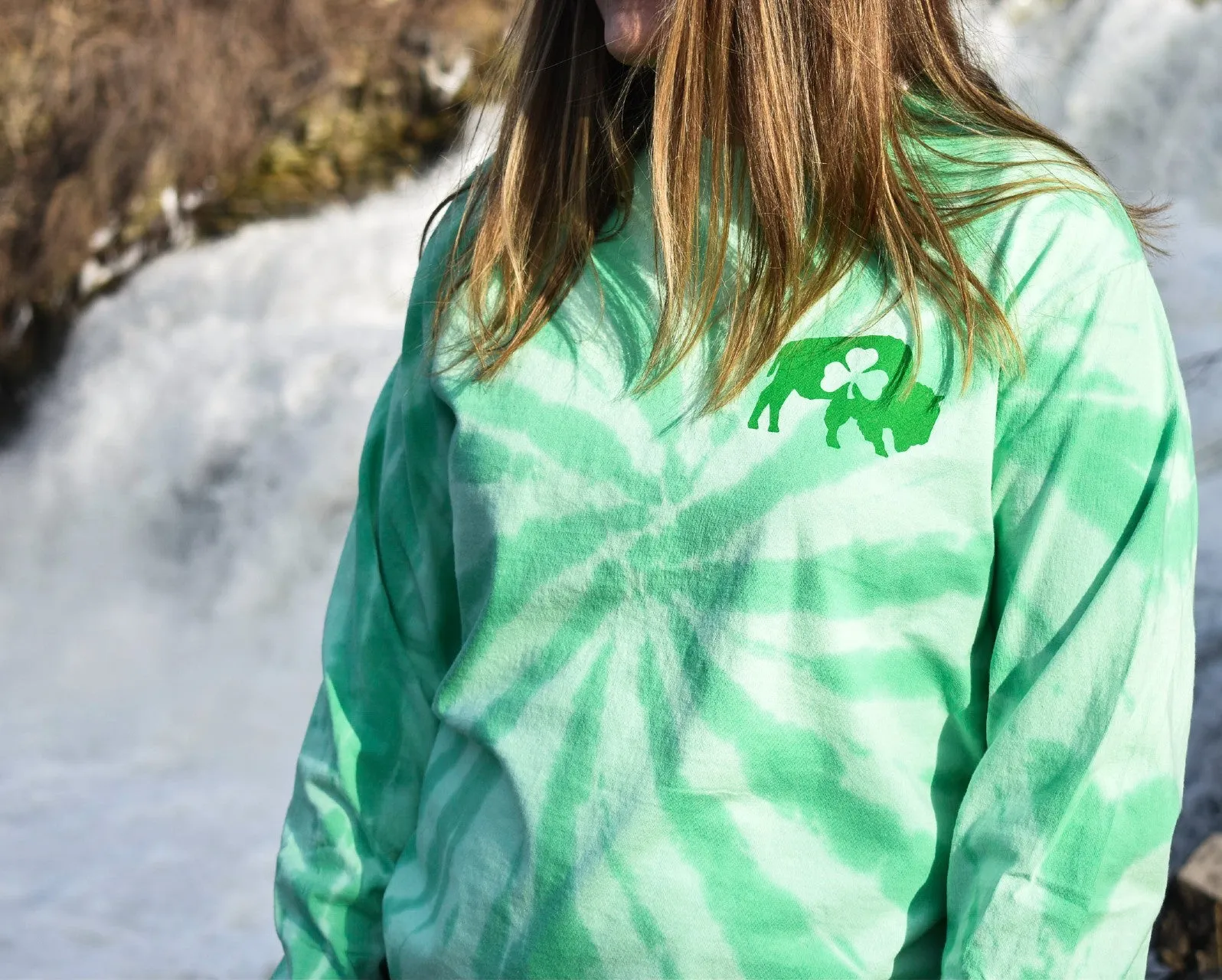 BFLO Irish Tie Dye Long Sleeve Shirt