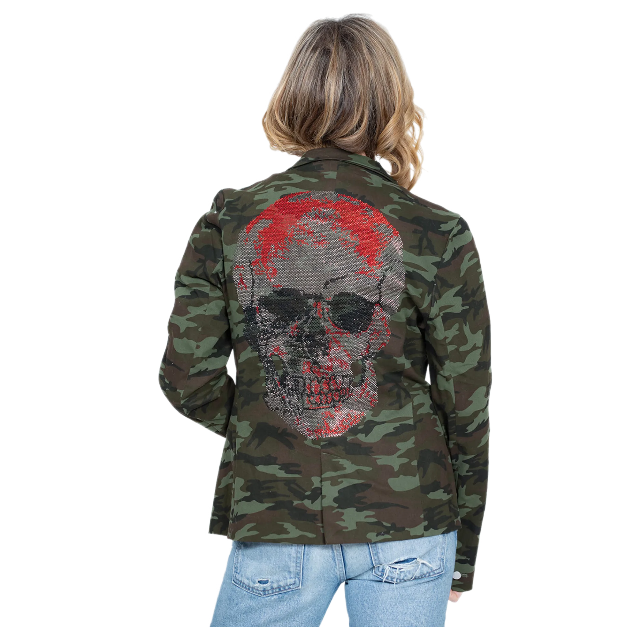 Big Skull Blazer - Camouflage