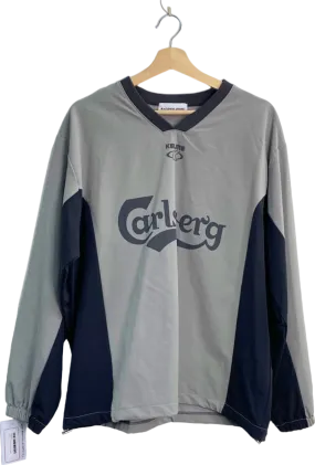 Blacksmith Apparel Grey/Black Carlsberg Long Sleeve Jersey UK Size L