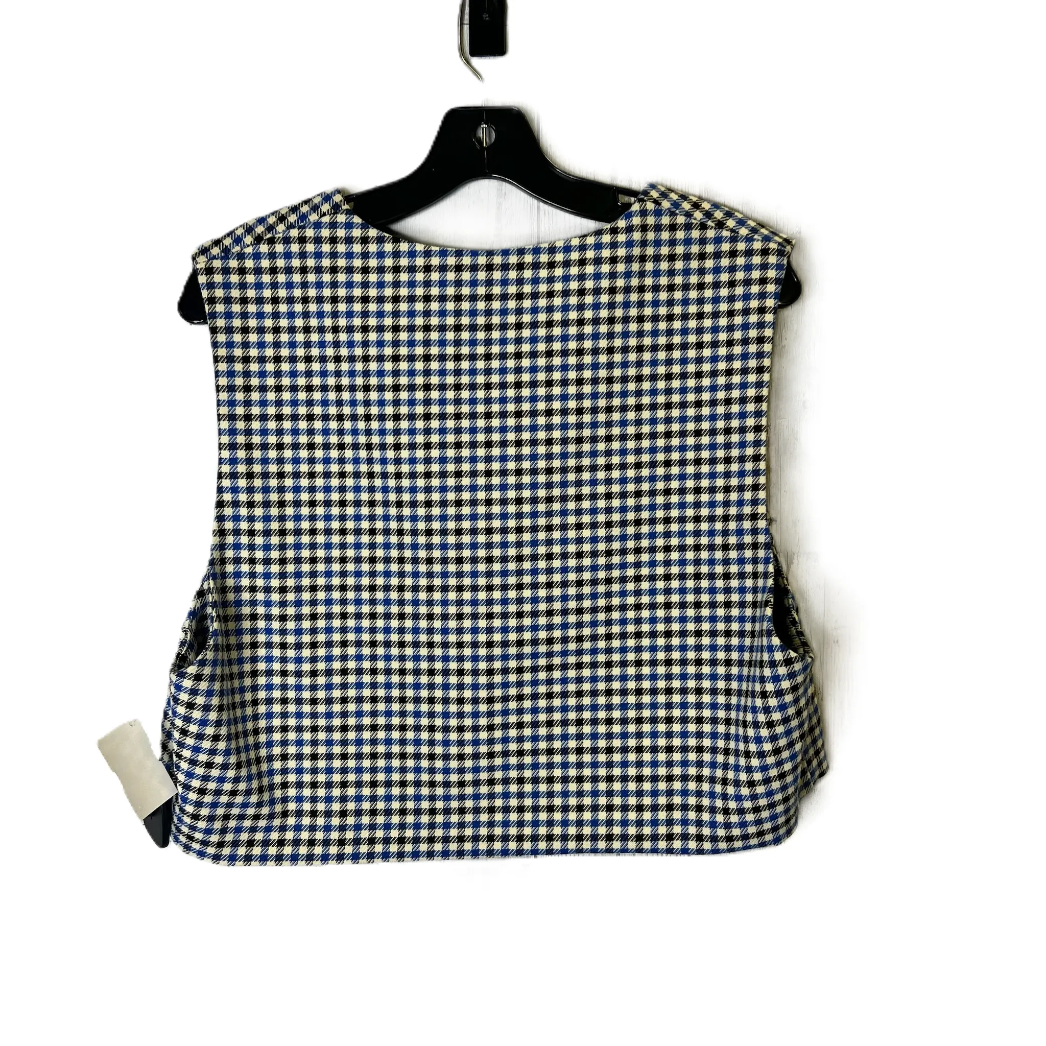 Blue Top Sleeveless By Zara, Size: L