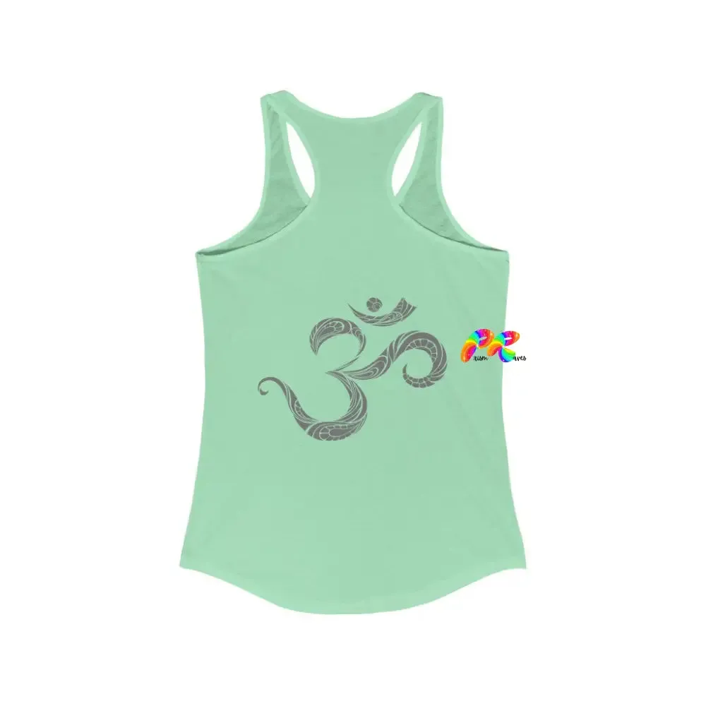 Chakras and Om Women's Ideal Racerback Tank