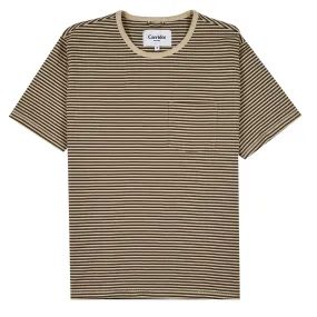 Corridor Natural Stripe S/S Tee Natural