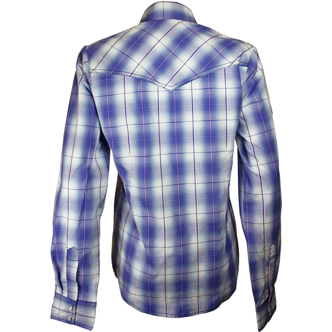 Cowgirl Legend Women's Ombre Plaid Snap Shirt