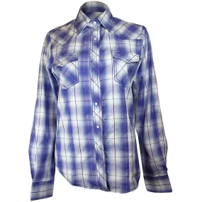 Cowgirl Legend Women's Ombre Plaid Snap Shirt