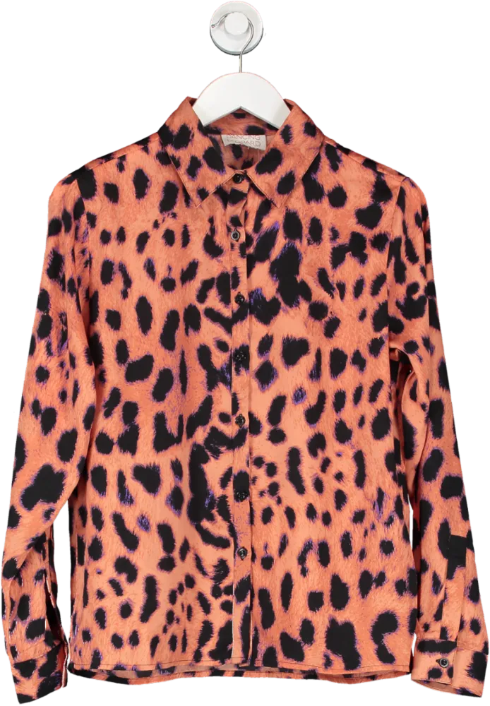 Dancing Leopard Orange Nevada Shirt In Plorange Leopard UK 8