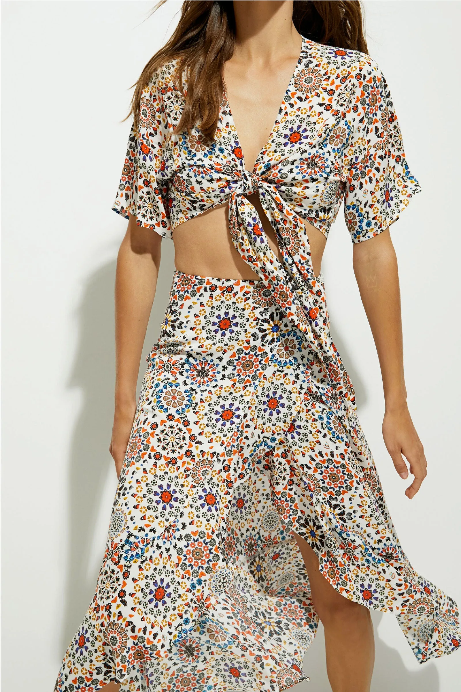 Desigual Boro Bora Crop Top