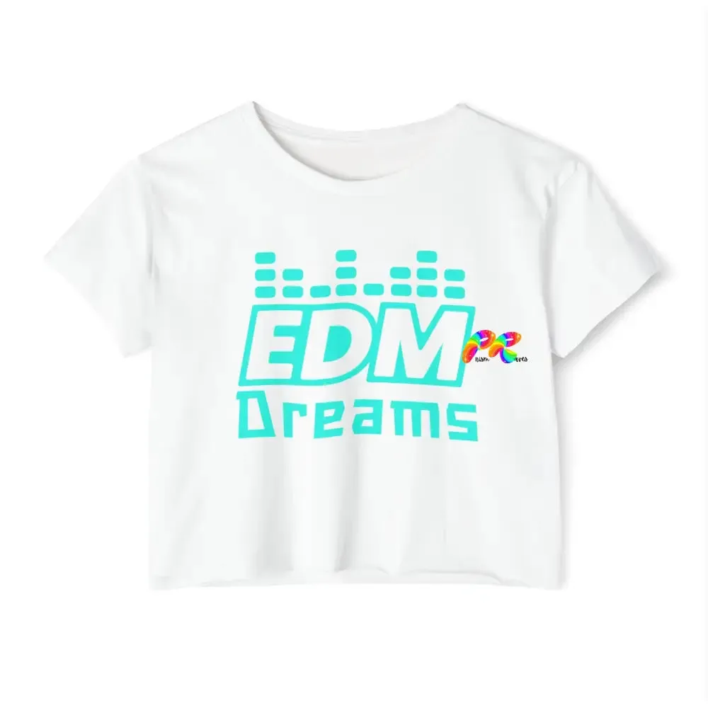 EDM Dreams Flowy Crop Top