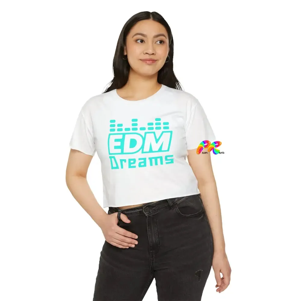 EDM Dreams Flowy Crop Top