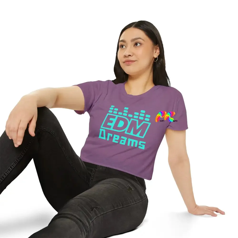 EDM Dreams Flowy Crop Top