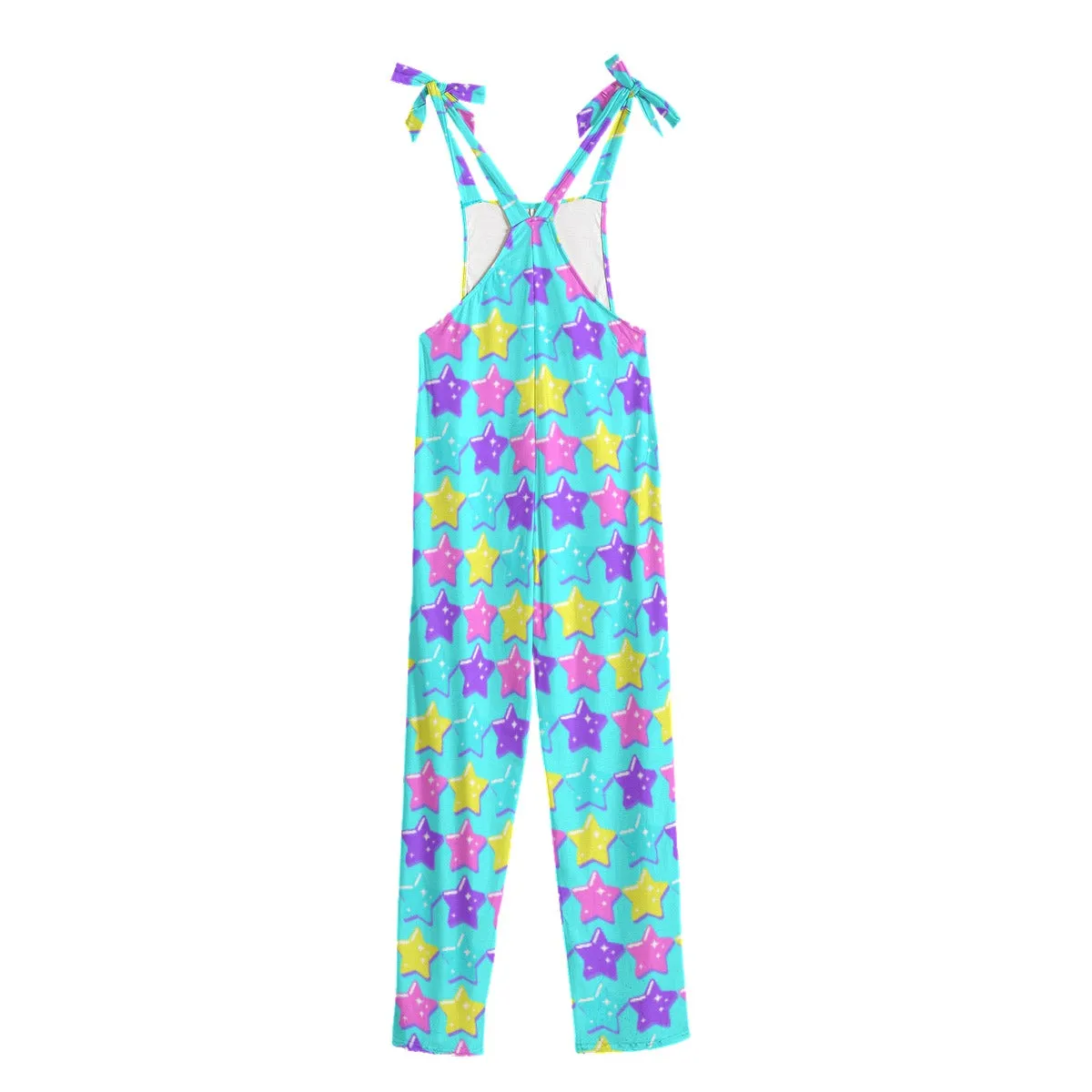 Electric Star Wave Blue Jumpsuit Overalls