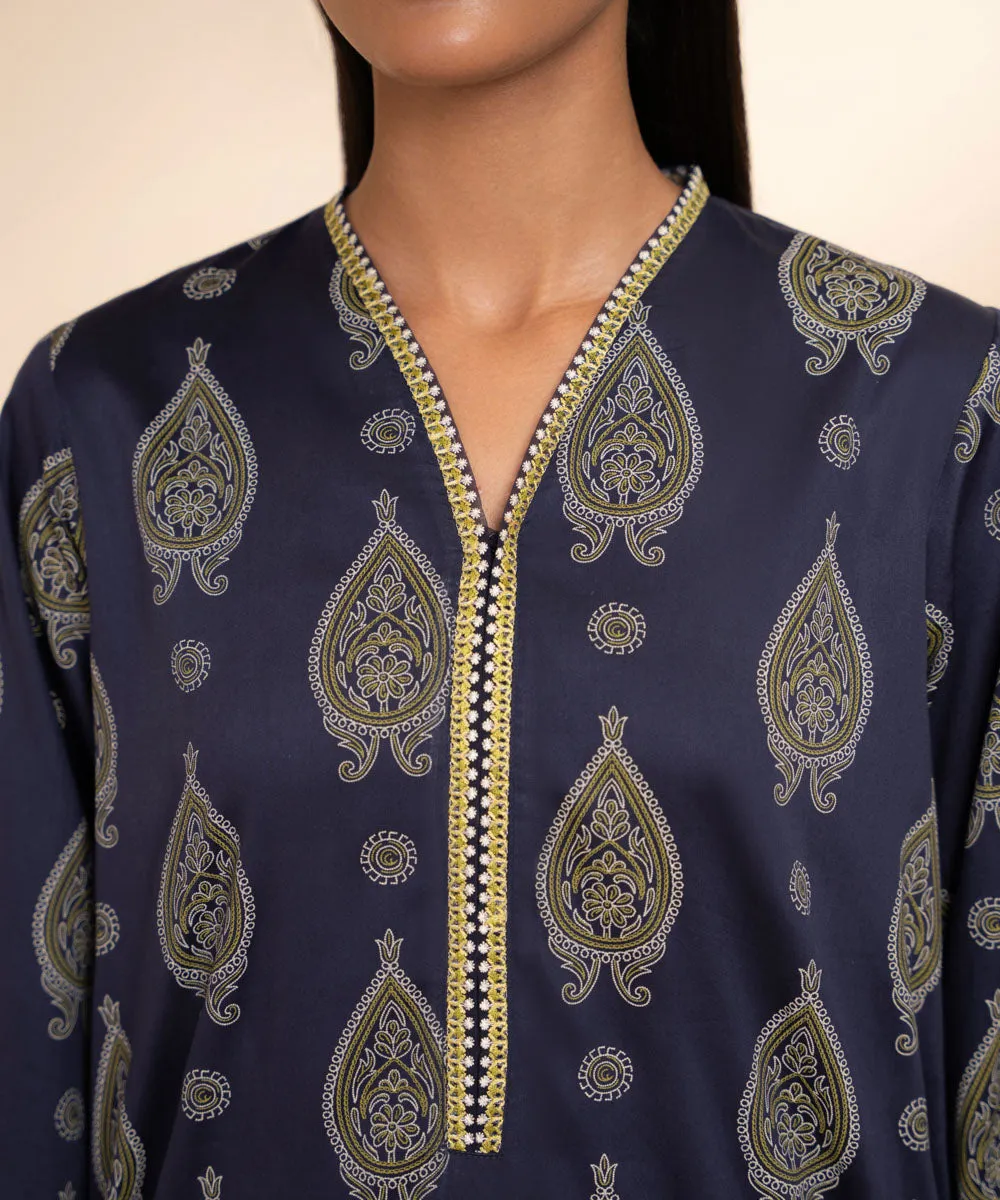 Embroidered Silk Shirt