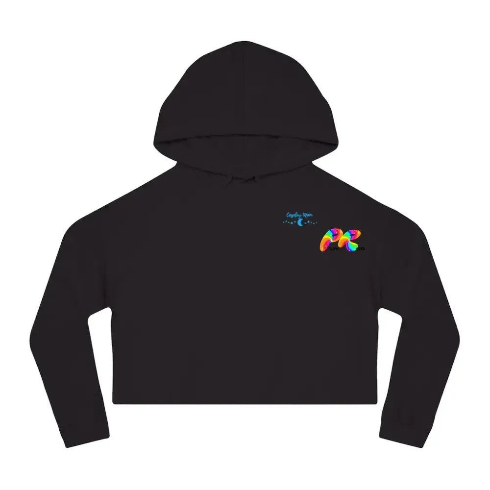 Fire Spinner Cropped Hoodie