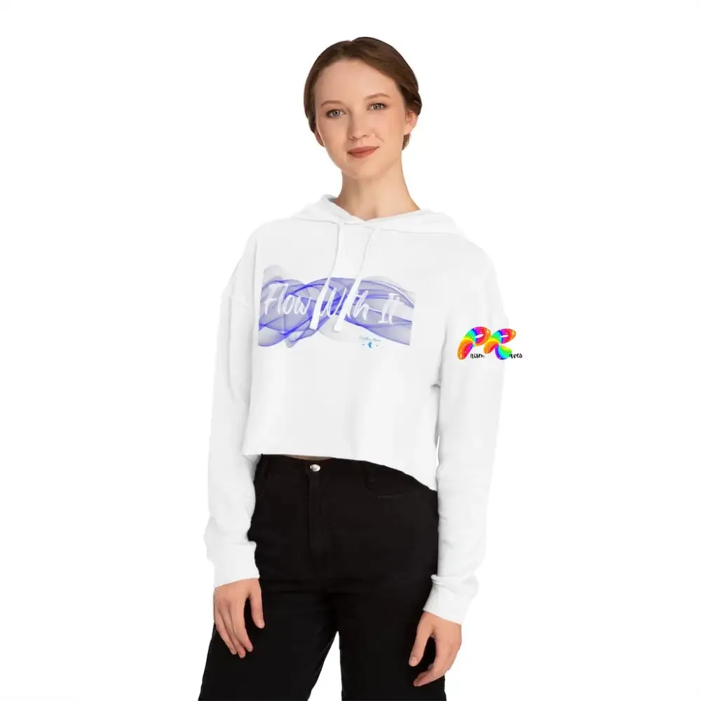 Flow With It Women’s Cropped Hoodie