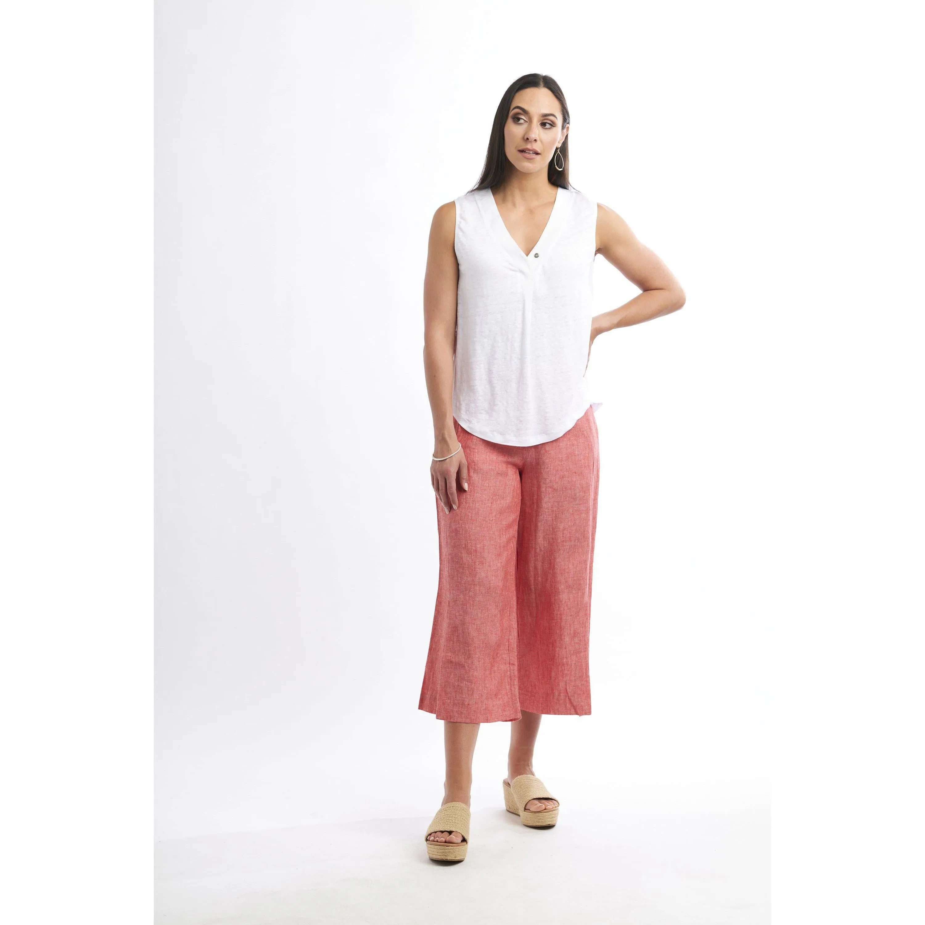 Foil Split Screen Grenadine Pant