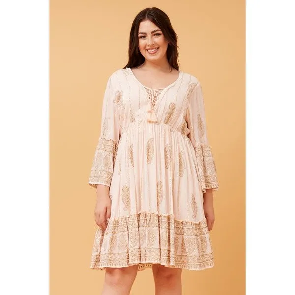 GEETA PAISLEY BOHO DRESS