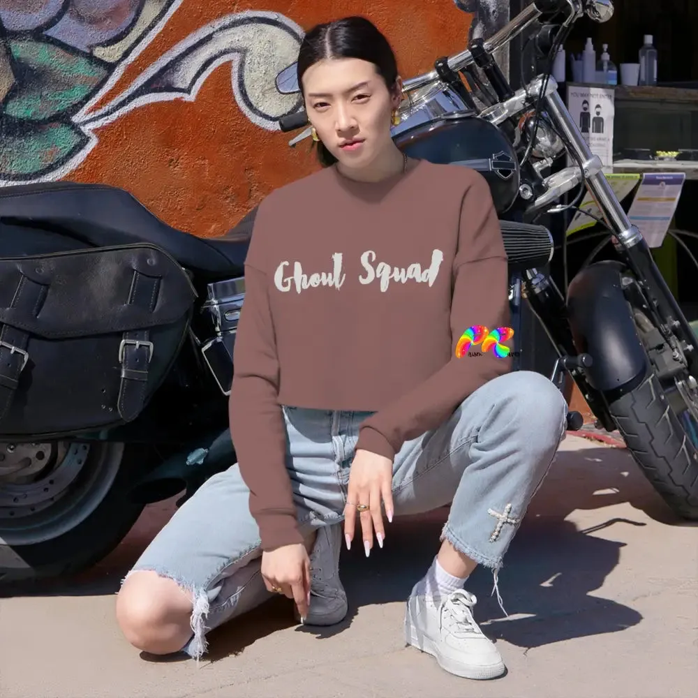 Ghoul Squad Cropped Sweatshirt