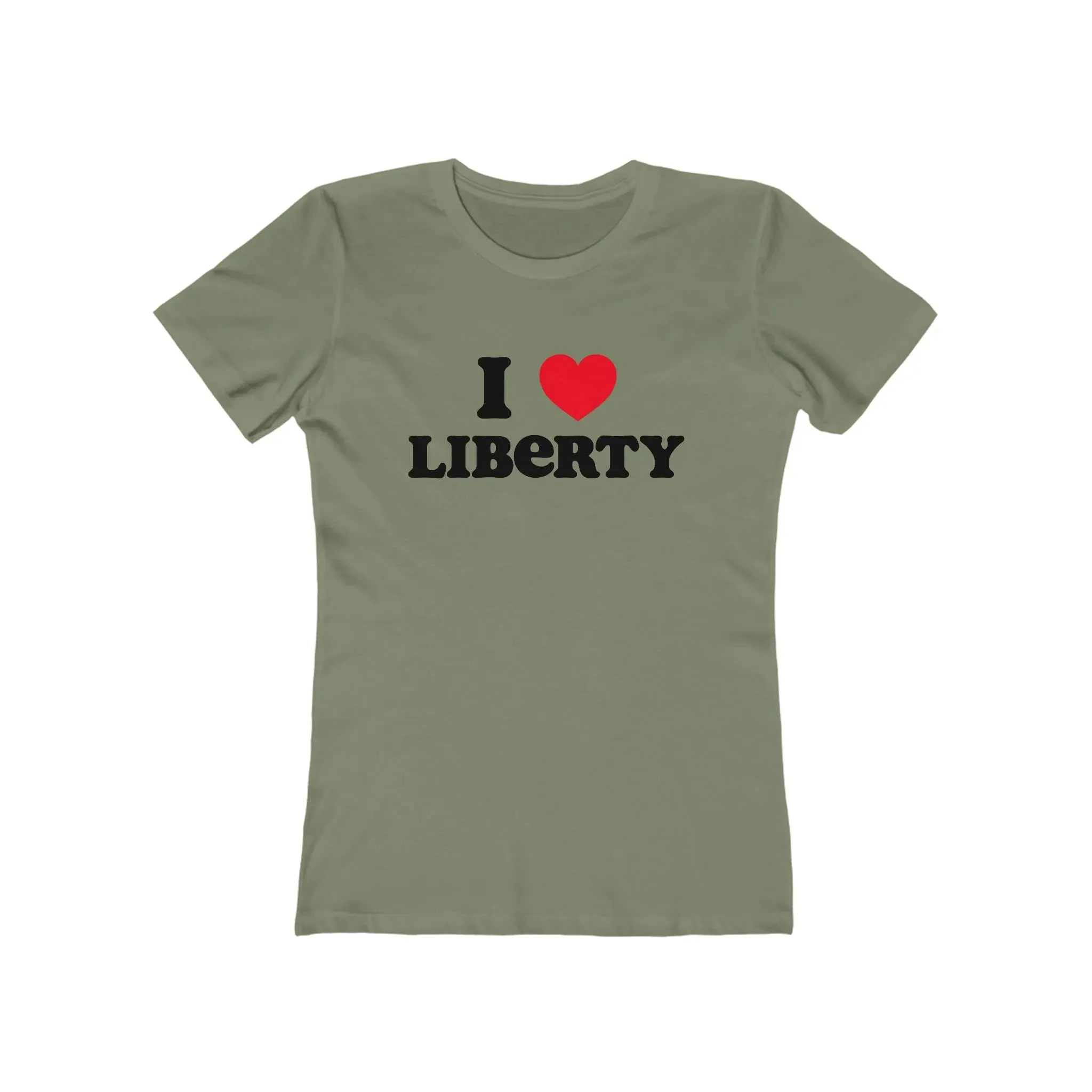 I Heart Liberty Women's The Boyfriend Tee