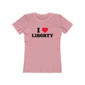 I Heart Liberty Women's The Boyfriend Tee