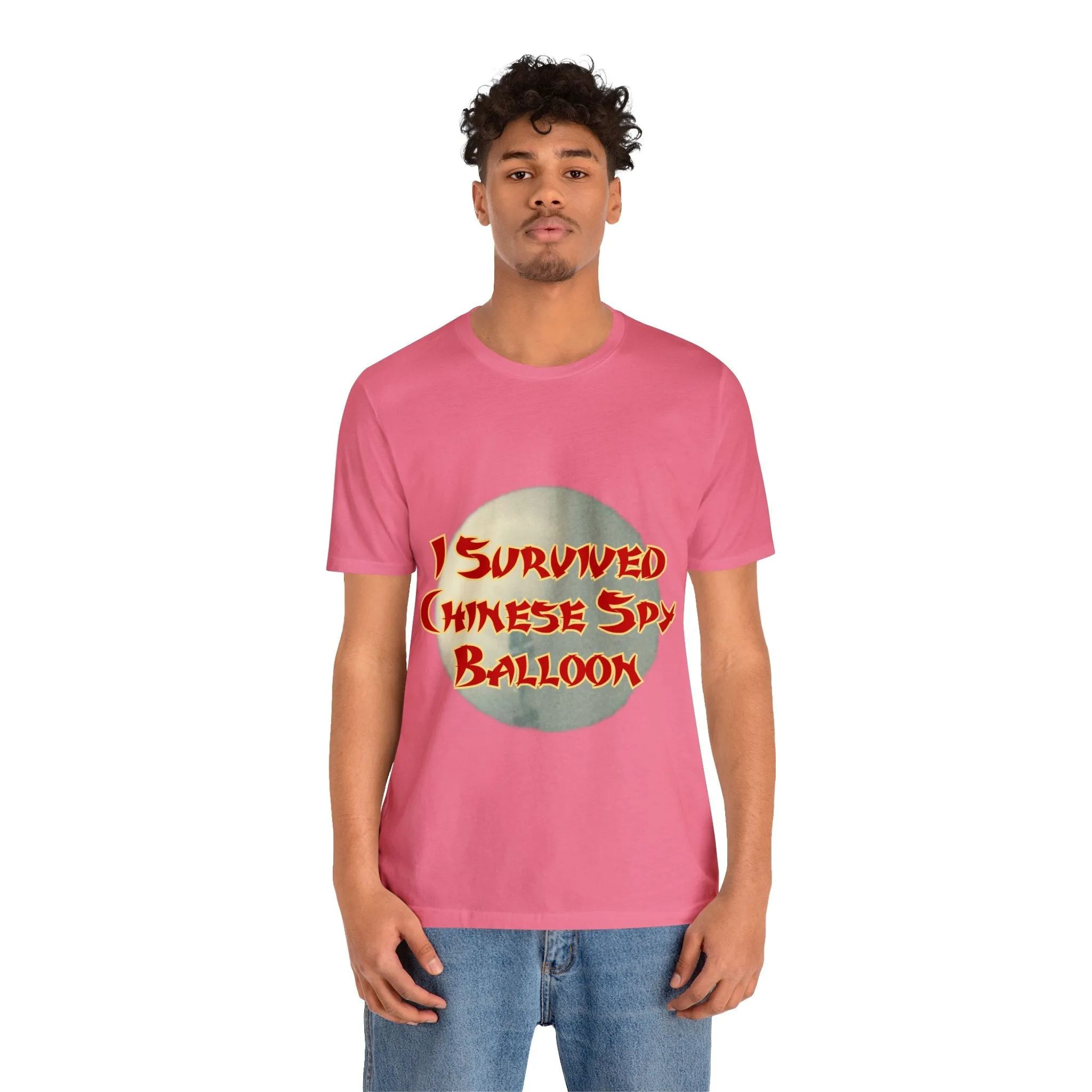 I Survived Chinese Spy Balloon Unisex Jersey Short Sleeve Tee