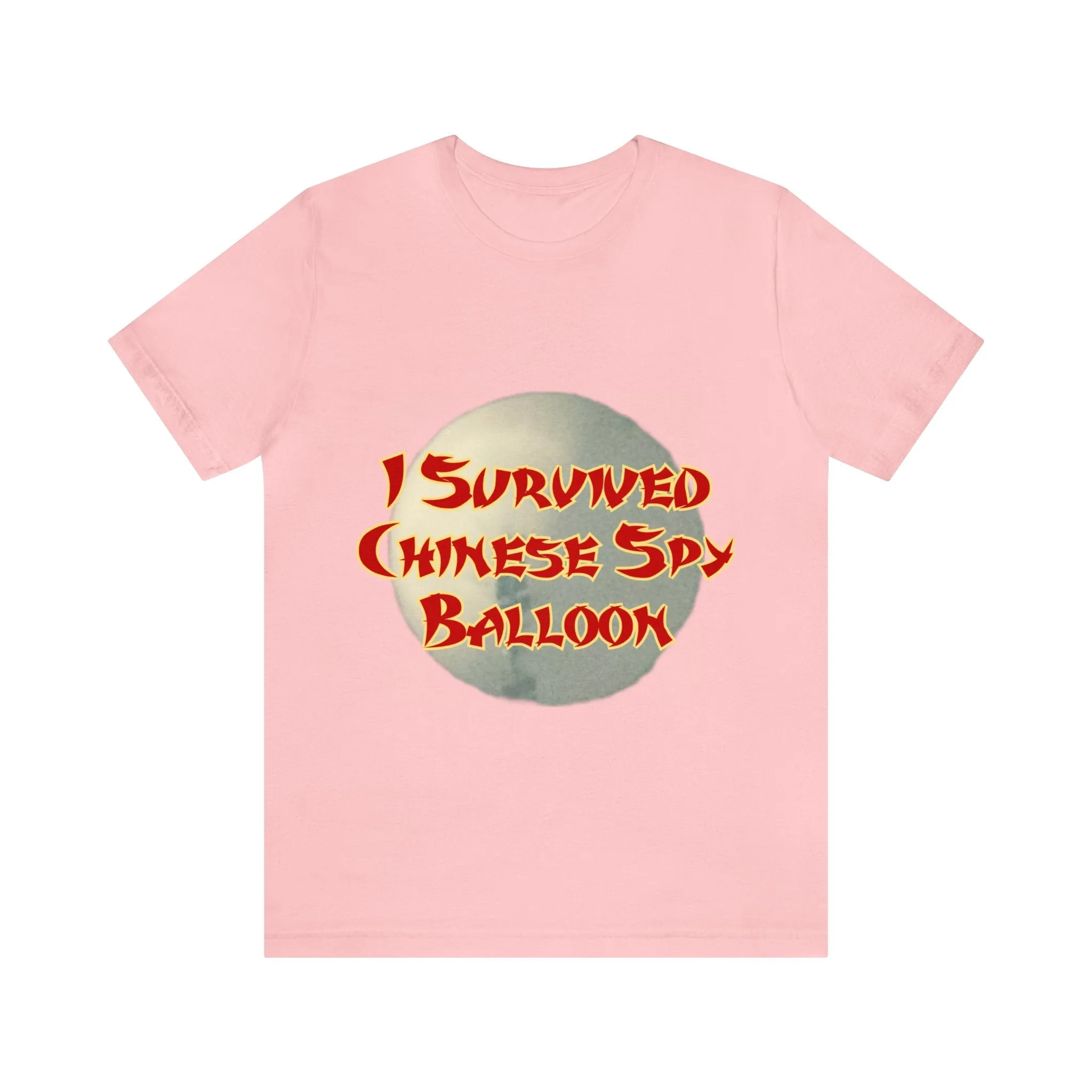 I Survived Chinese Spy Balloon Unisex Jersey Short Sleeve Tee