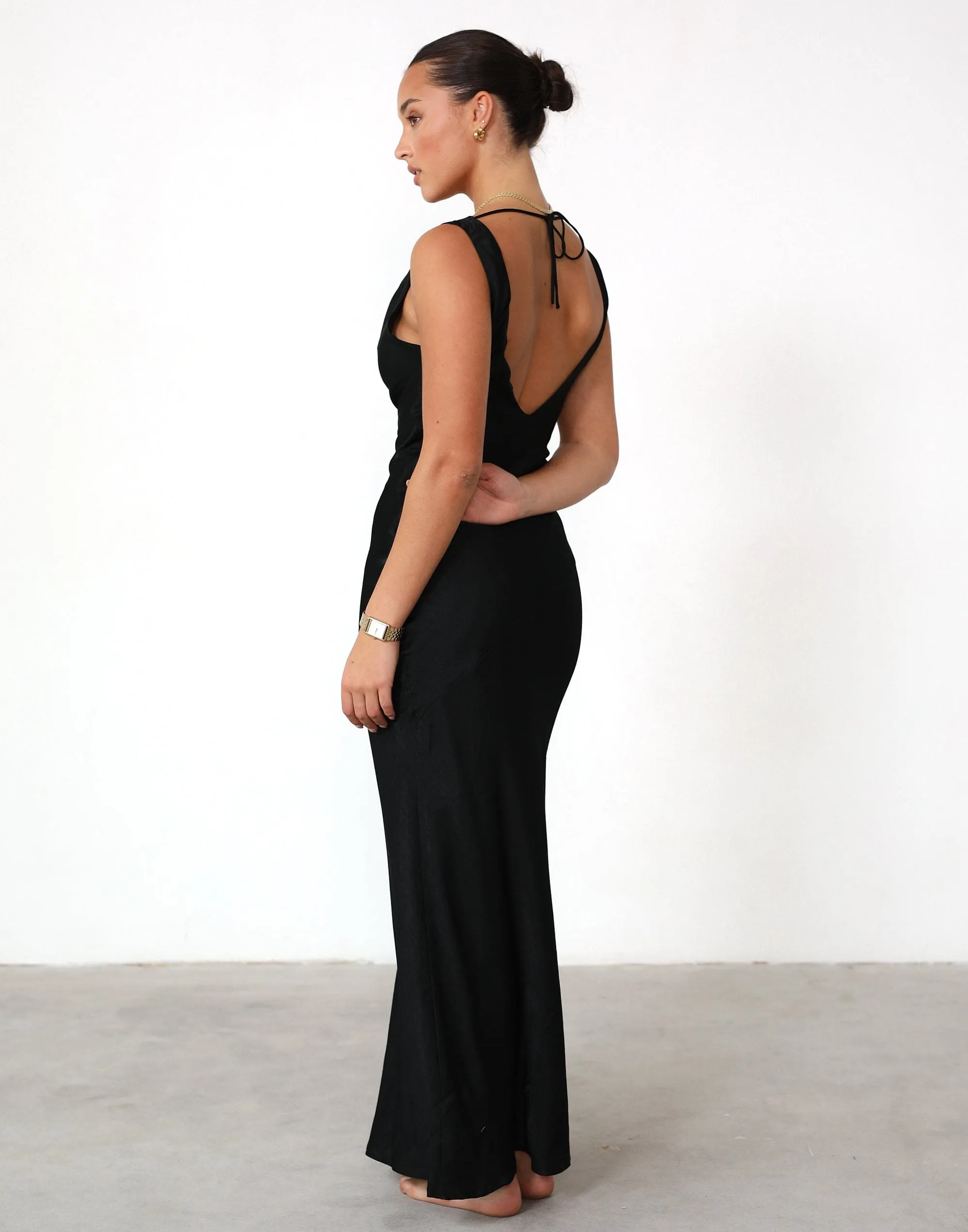 Imogen Maxi Dress (Black)