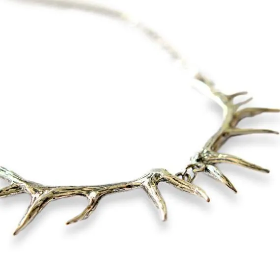 Imperial Elk Antler Bib Necklace