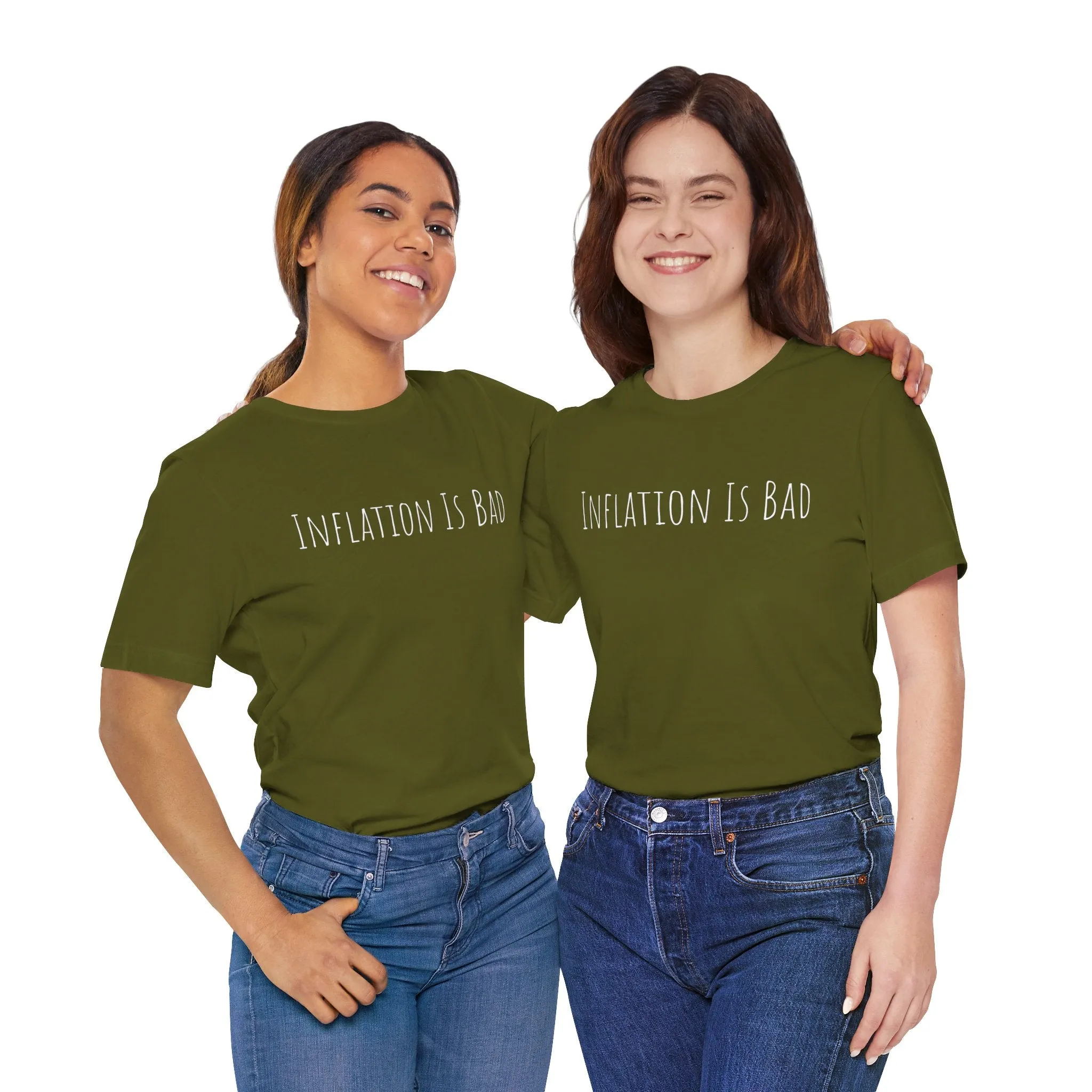 Inflation Is Bad Unisex Jersey Short Sleeve Tee