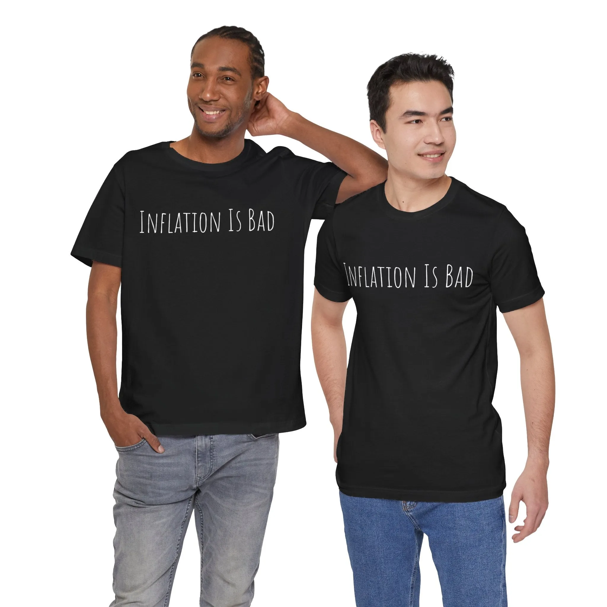 Inflation Is Bad Unisex Jersey Short Sleeve Tee