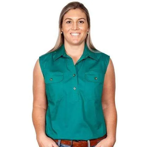 Just Country Workshirt Womens Kerry Sleeveless