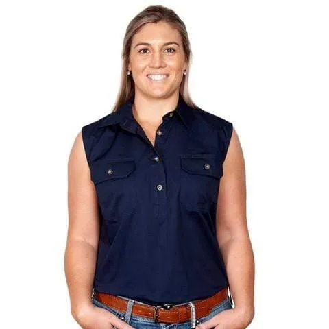 Just Country Workshirt Womens Kerry Sleeveless