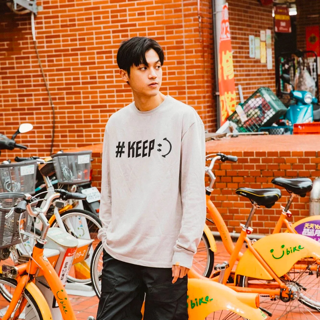 Kickstage #KEEP Long Sleeve Tee [KS99]