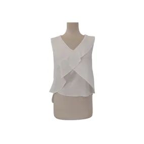 Koton White Frill Sleeveless Top | Gently Used |