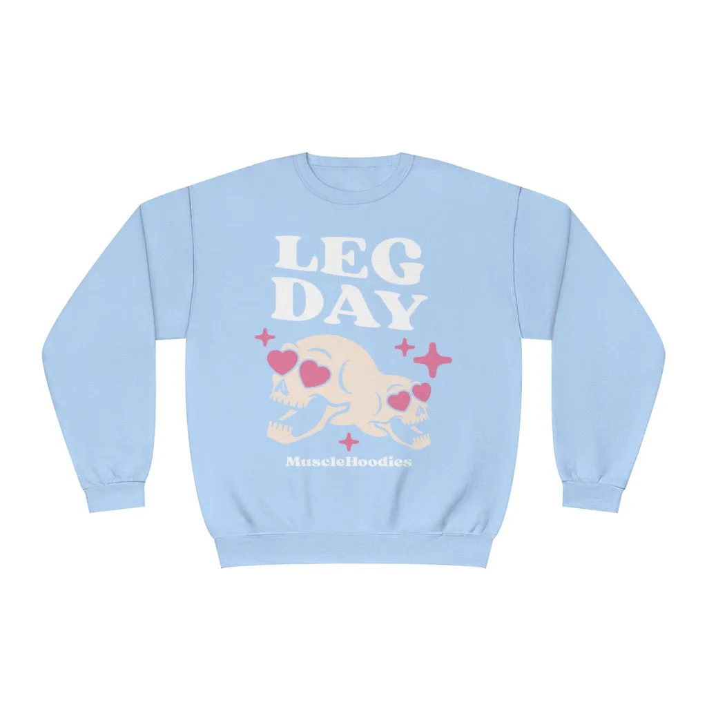 LEG DAY SKELETON- CREWNECK