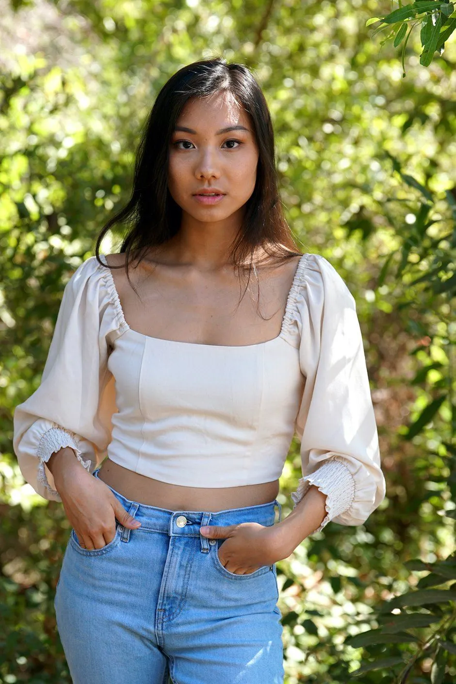 Liv Crop Top | Solid