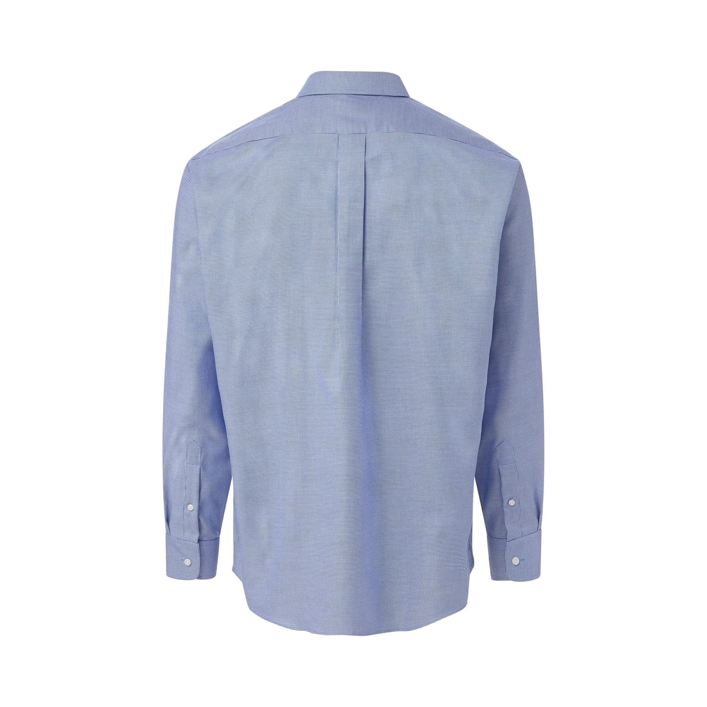 Long Sleeve Blue ‘Ryan’ Dress Shirt with Magnetic Closures