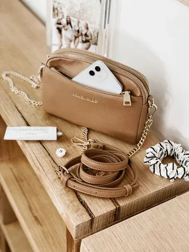 Louenhide - Zara Crossbody Bag Latte