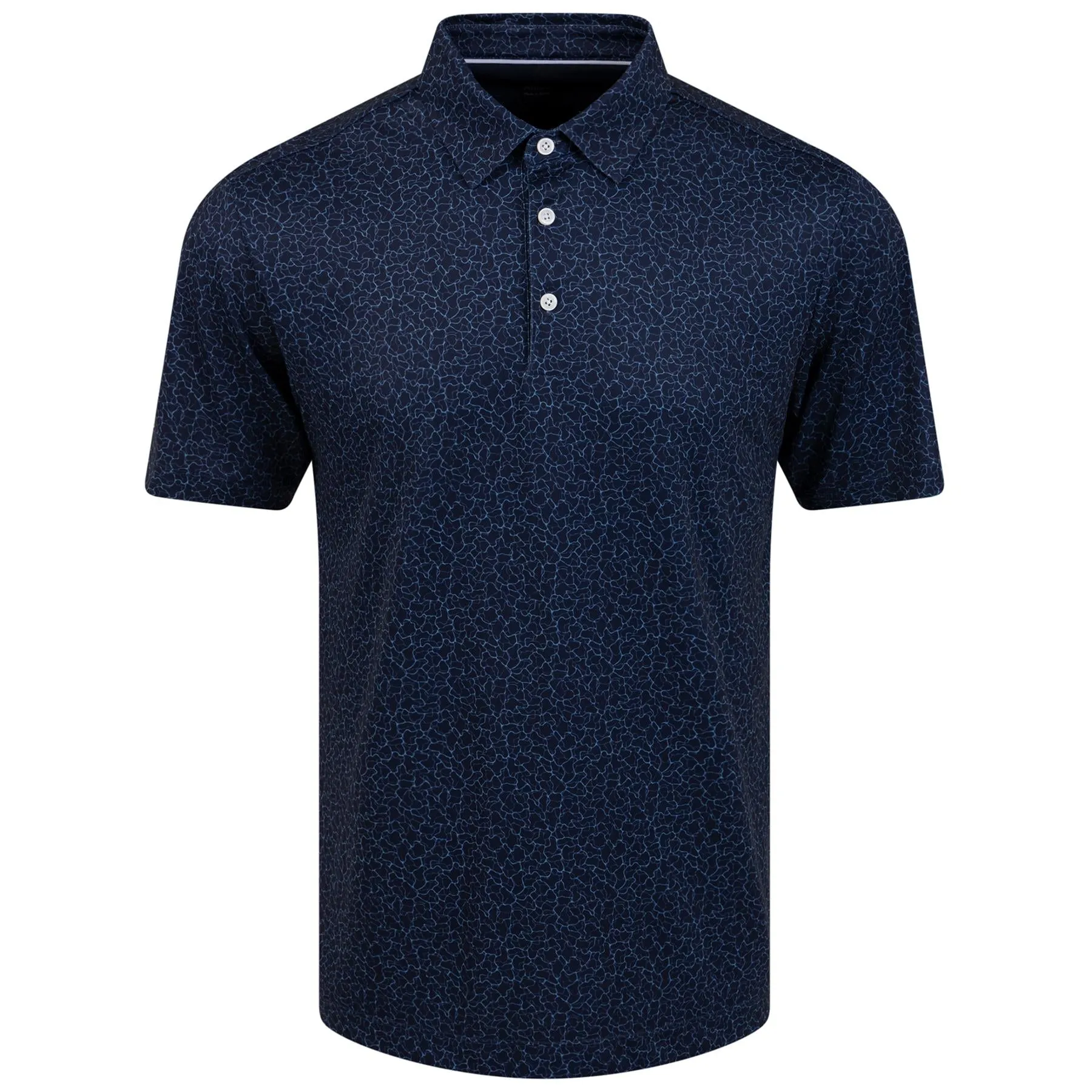 Mani Ventil8  Breathable Regular Fit Polo Navy - 2024