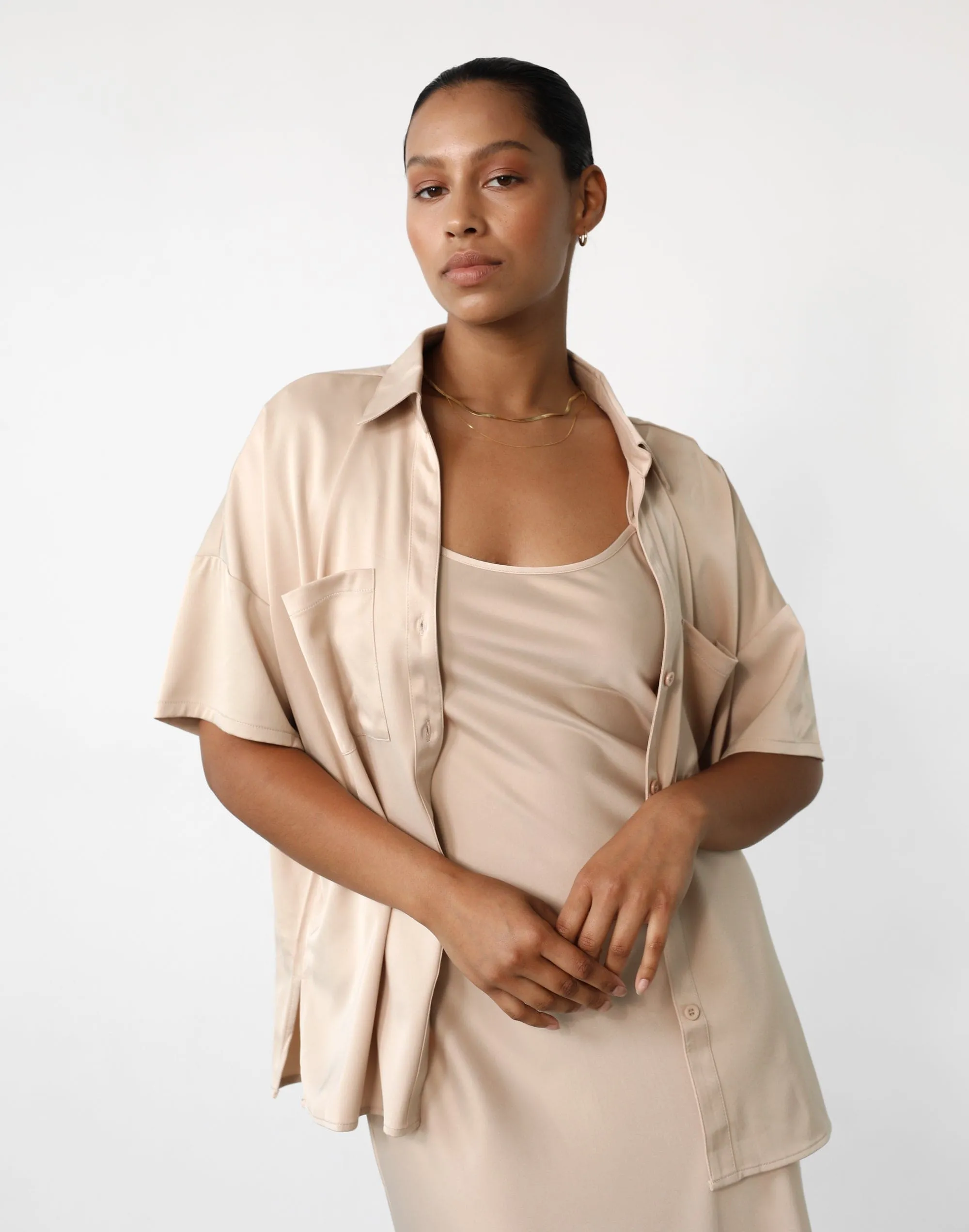 Martha Shirt (Almond)