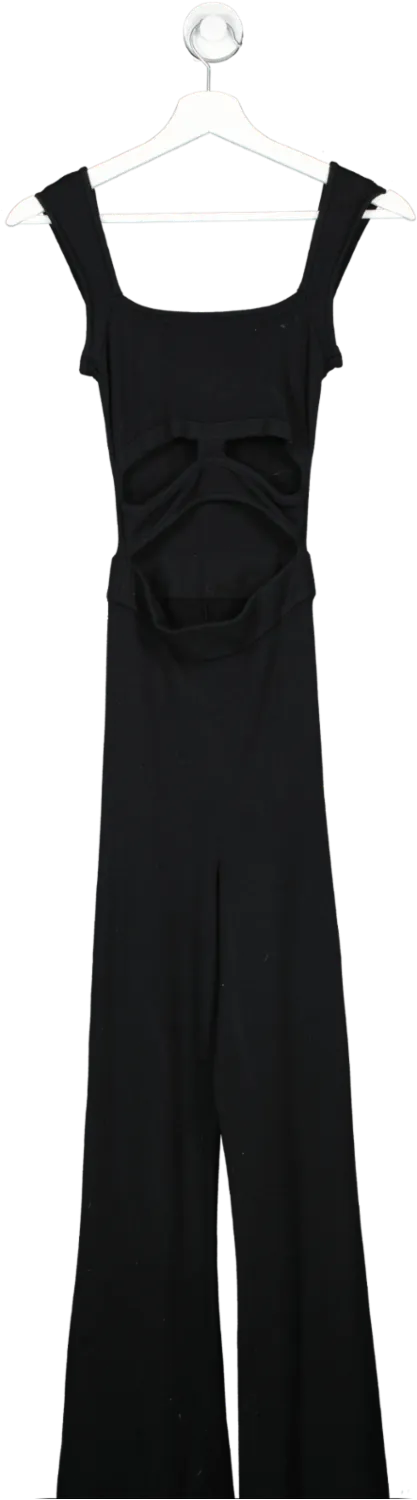 Michael Costello Black X Revolve Tashi Knit Jumpsuit UK XS