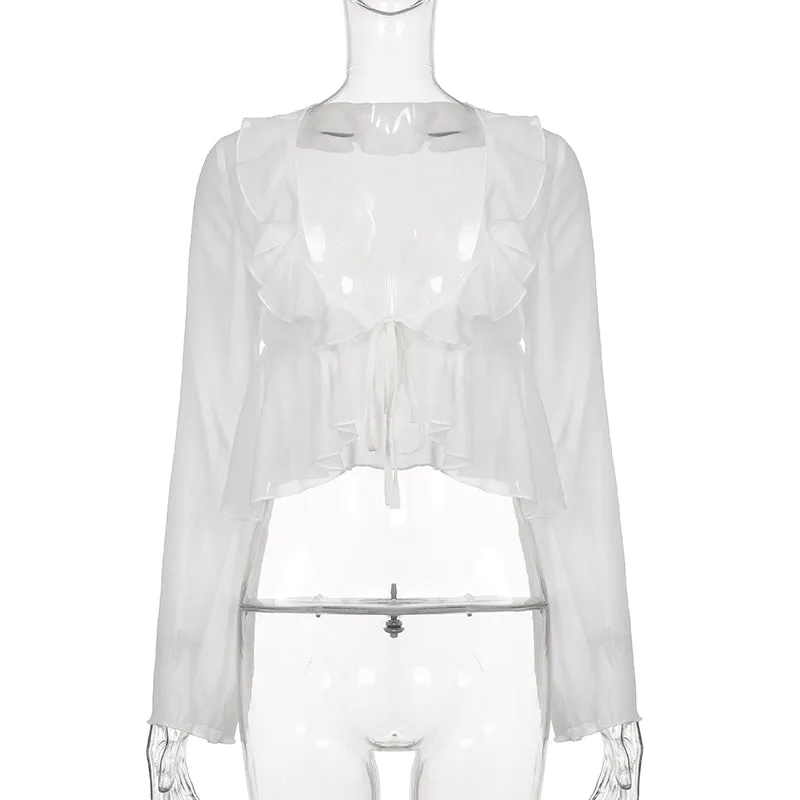 Miriam Ruffle Top